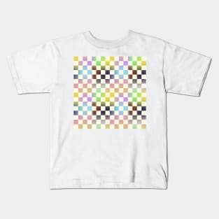 Eras Inspired Checkerboard Kids T-Shirt